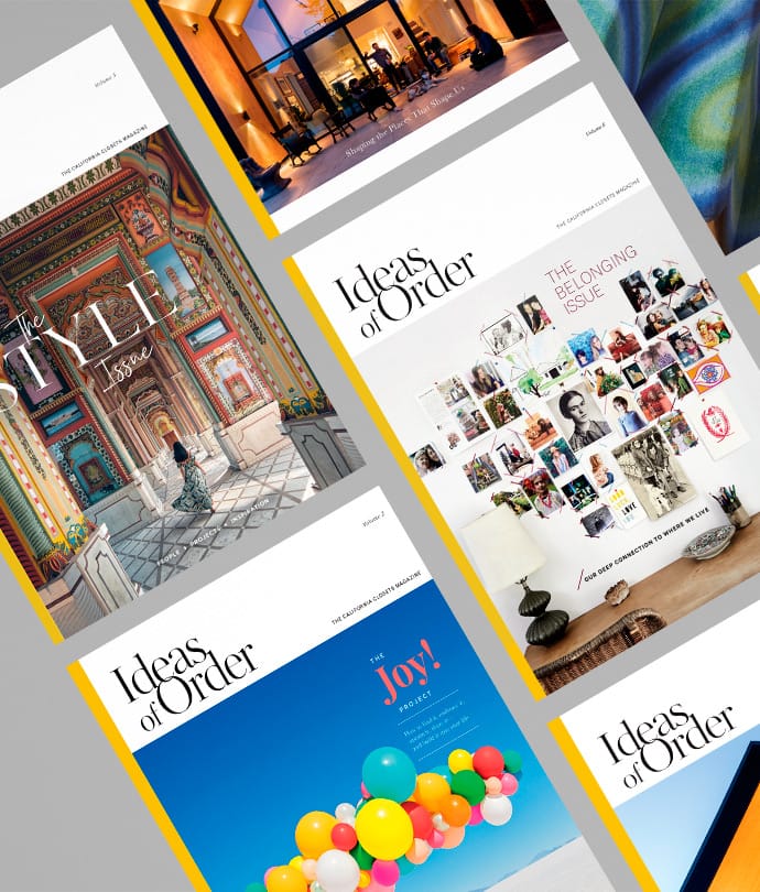 Inspirational stories, design ideas and more in Ideas Of Order Magazine | California Closets